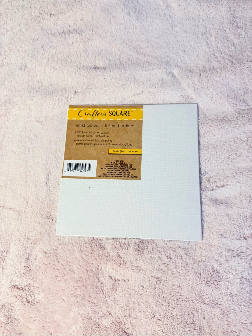 Crafter's Square Artist Canvas - White